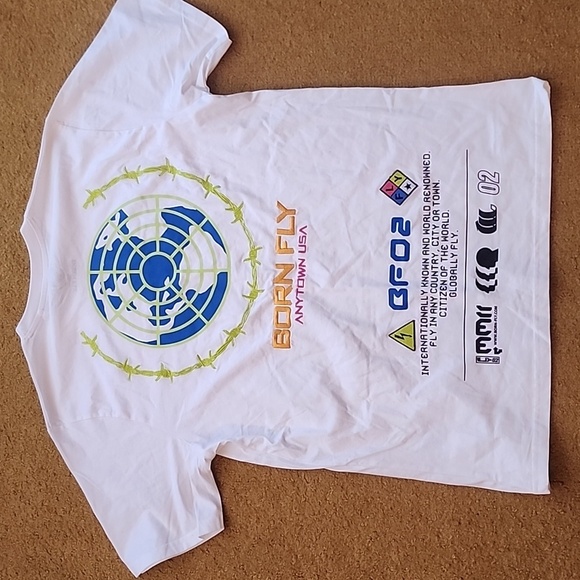 Born Fly Men's T-shirt Size Large NWT - Picture 7 of 12